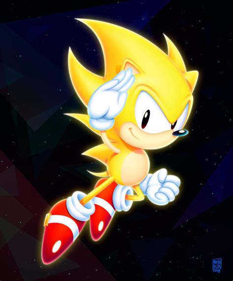 Super Sonic by Nerkin on DeviantArt | Hedgehog art, Sonic, Classic sonic