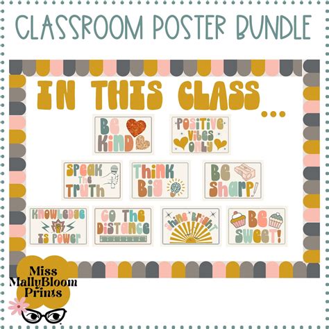 Classroom Positive Quotes Poster Bundle_bulletin Board Kit - Etsy