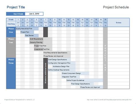 Monthly Schedule Template For Excel - Download Now For Free