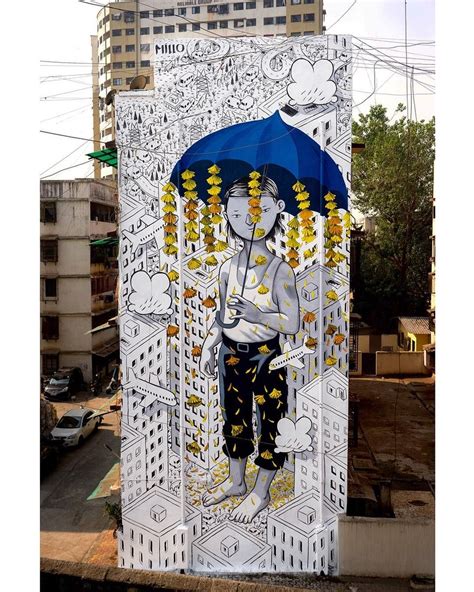 Millo for StartIndia in Dharavi, Mumbai, India, 2019 | Artisti di ...