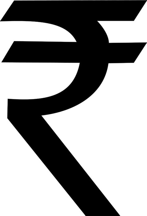 Clipart - Indian Rupee Symbol