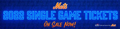 Mets Single Game Tickets | New York Mets