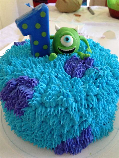 Travis's first birthday cake. Monsters Inc. Little Man Birthday, Baby ...