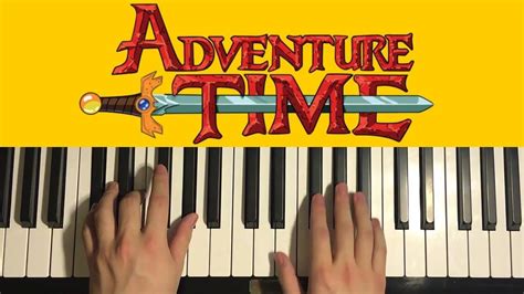 HOW TO PLAY - Adventure Time - Theme Song (Piano Tutorial Lesson ...