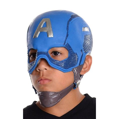 Avengers Kids Captain America 3/4 Mask Dress Up Costume Boys | Captain ...