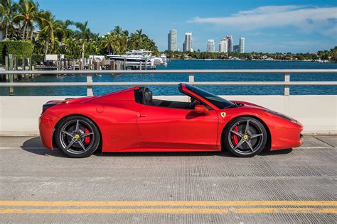 Ferrari 458 Spider Red - Premier Auto Boston