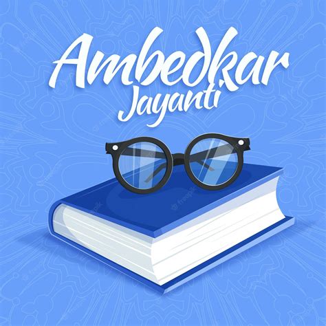 Premium Vector | Hand drawn ambedkar jayanti illustration