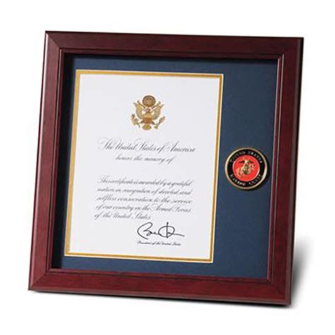 Presidential Memorial Certificate Frame with Medallion — All About Honor