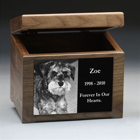 Wood Pet Urn, Pet Urns, Alder Wood, Memory Box, Plaque, Decorative ...