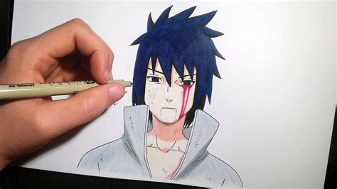 How To Draw Sasuke's Hair - Playerhurt30