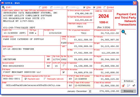 1099-K Software: Printing | Electronic Reporting | E-File | TIN Matching