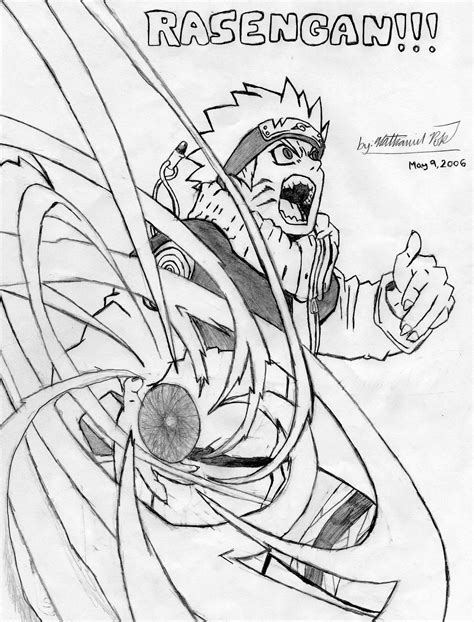 Naruto Rasengan Drawing at GetDrawings | Free download