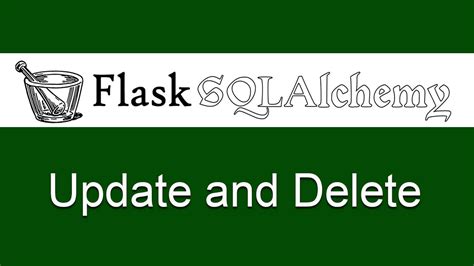 Bulk Updates and Deletes in Flask-SQLAlchemy - YouTube