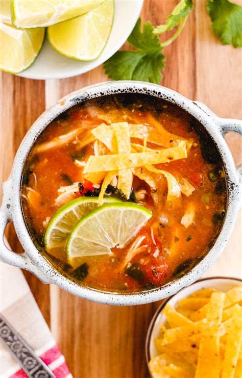 Sopa de Lima - Mexican Chicken Lime Soup - The Honour System