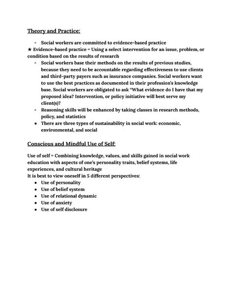 Social Work Theory and Practice - Theory and Practice: Social workers ...