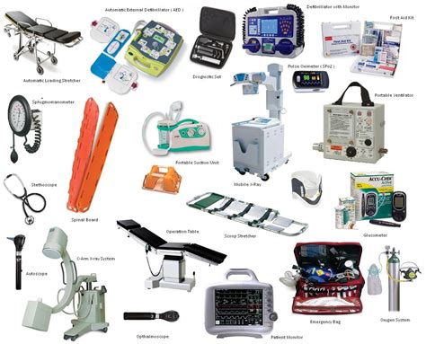 Medical Equipment Names