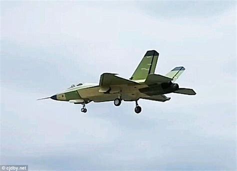 China's secretive J-13 stealth fighter has been revealed | Daily Mail ...