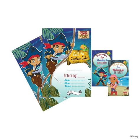 Buy Disney Captain Jake and the Never Land Pirates Party Invitation ...