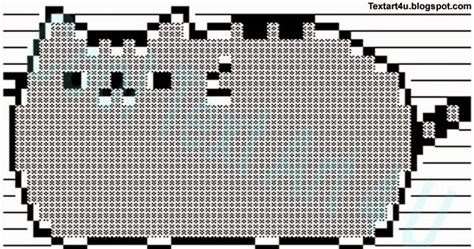 Pusheen The Cat ASCII Art Copy Paste Codes | Cool ASCII Text Art 4 U