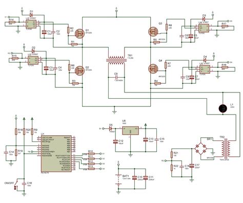 Full Sine Wave Inverter Circuit Diagram