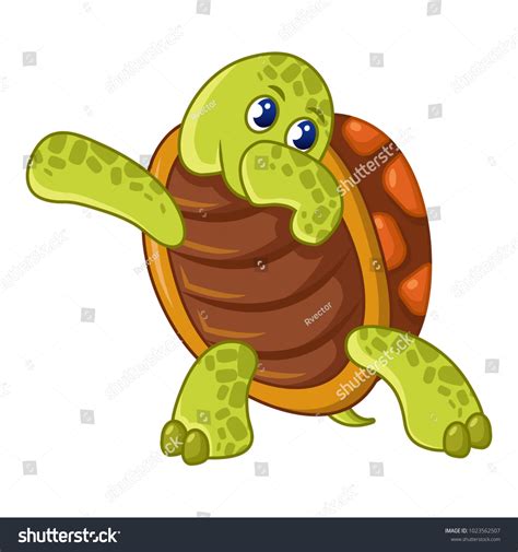 Dancing Turtle Icon Cartoon Illustration Dancing Stock Vector (Royalty ...