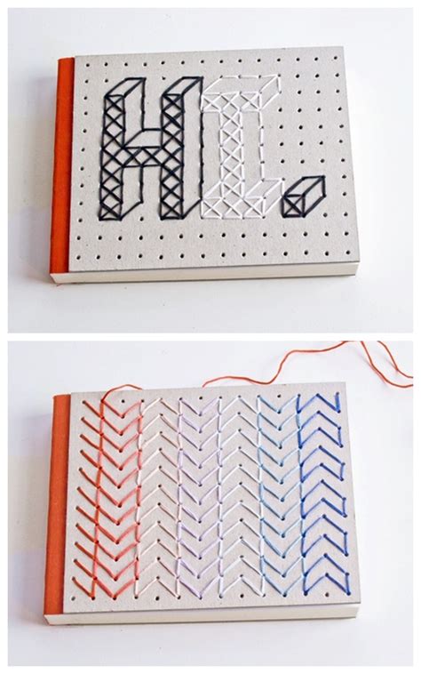 DIY Embroidered Notebook Tutorial from Curious and... | True Blue Me ...