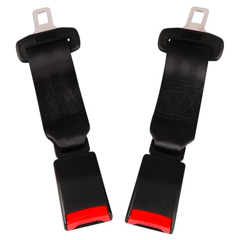 2 PCs Car Safety Belt Extension Belt Seat Belt Extender Comfortable and ...