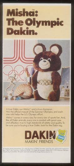 The Moscow Olympics Mascot Misha the Bear Part 1: Communism’s ...