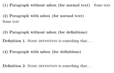 spacing - Set vertical space after paragraph depending on the following ...