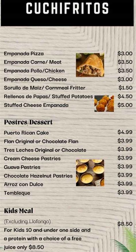 La Bamba Cuisine Menu, Cortland, NY