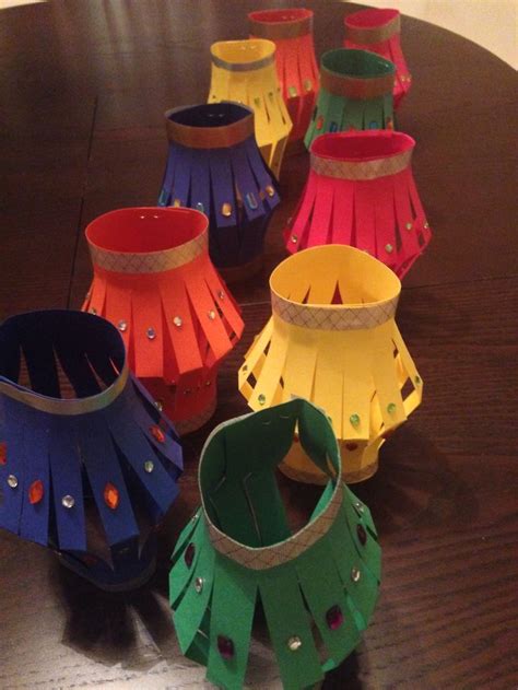 Paper lanterns for Diwai - Fun craft project with kids #diy # ...