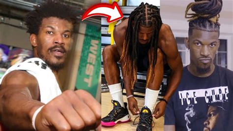 Jimmy Butler Puts Fake Dreads In His Head… - YouTube