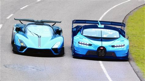 2022 SSC Tuatara Striker vs Bugatti Vision GT at Highlands (ULTRA 4K ...