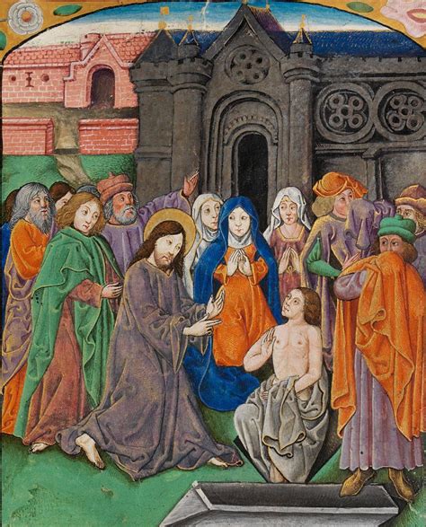 Raising of Lazarus (f. 11r) Cropped - Lazarus of Bethany - Wikipedia ...