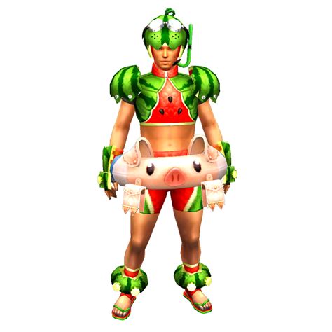 Image - Uragaan Watermelon Species Male Armor Set.png | Monster Hunter ...