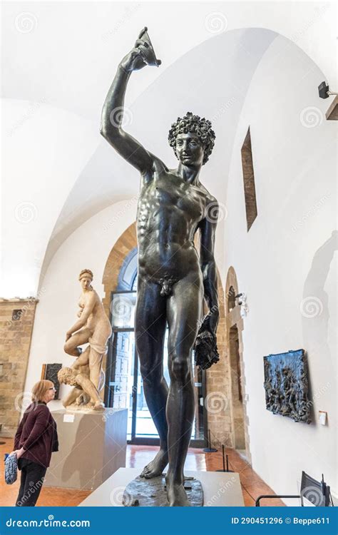 Bacchus Statue in the Bargello Museum Editorial Photo - Image of ...