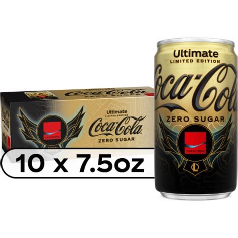 Coca-Cola® Zero Sugar Ultimate LIMITED EDITION Soda Mini Cans, 10 pk ...