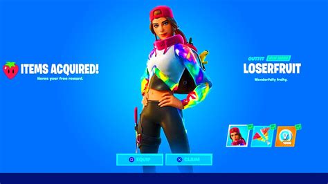 NEW LOSERFRUIT SKIN IN FORTNITE NOW! (ICON SERIES) - YouTube