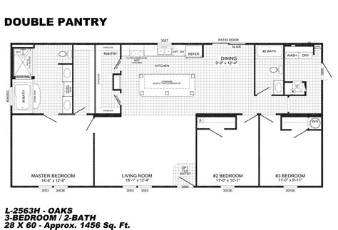 Runner Series Double Pantry L-2563H by Live Oak Homes - Marty Wright ...