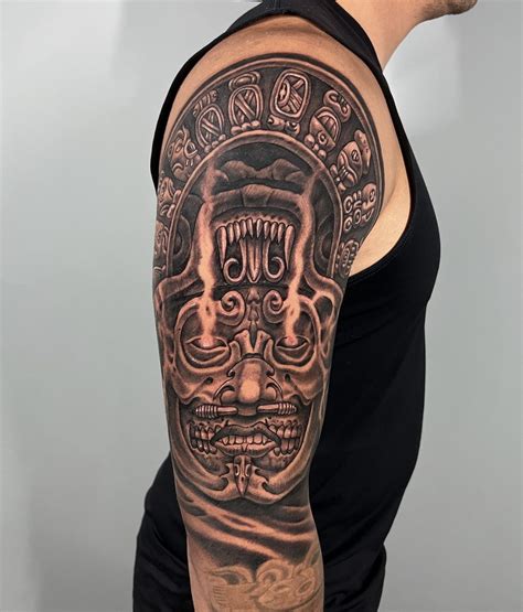 Mayan Tattoo Sleeve