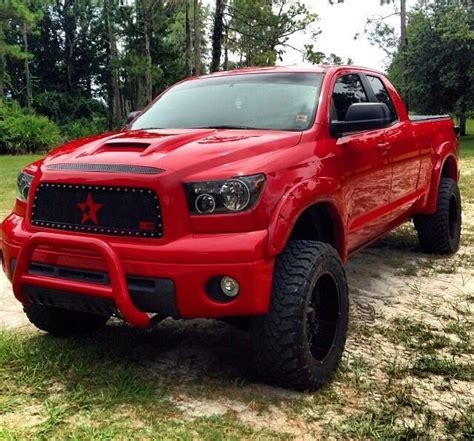 Red toyota tundra! | Toyota tundra, Trucks, Tundra truck