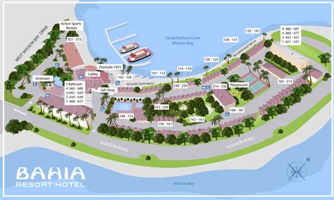 Resort Map | Bahia Resort Hotel