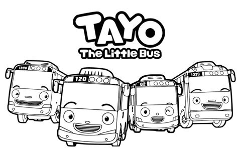 Tayo Coloring Pages - Best Coloring Pages For Kids | Tayo the little ...