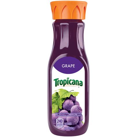 Tropicana Grape Juice 12 FL OZ PLASTIC BOTTLE - Food & Grocery ...