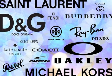 Designer Sunglass Logos