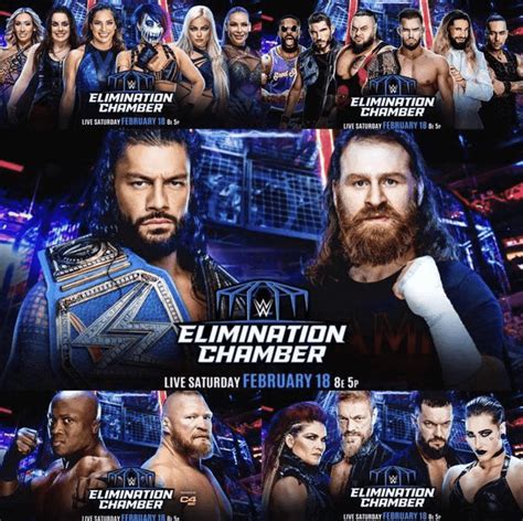 WWE Elimination Chamber 2023 Spoilers Sees Two Championships Contested ...