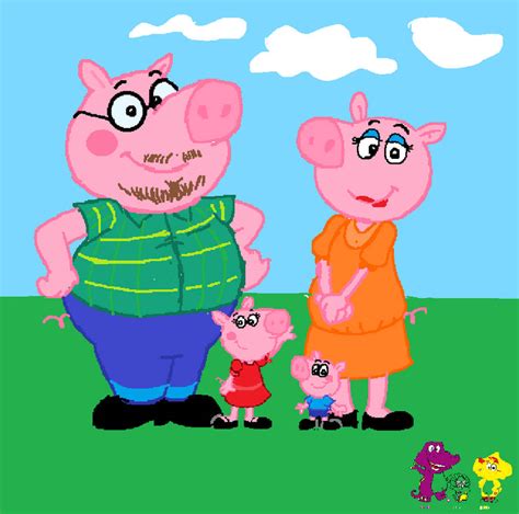 Peppa Pig and her Family by PurpleDino100 on DeviantArt