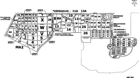 NCA - Map Layout of FT. SAM HOUSTON NATIONAL CEMETERY