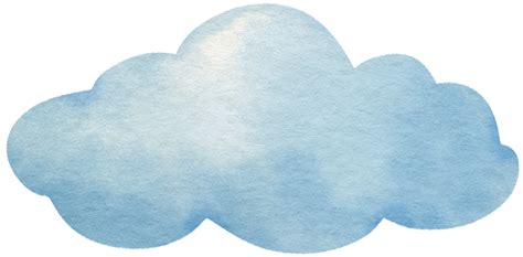 nube acuarela pintada a mano 9695342 PNG