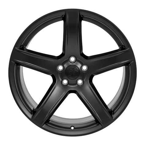 22" Fits Dodge Ram 1500 Style Satin Black Wheels Set of 4 22x9.5" Rims ...